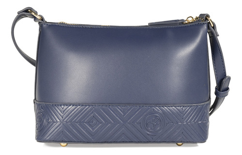 Bolsa Crossbody Cloe Para Mujer Mediana Atemporal Color Azul marino