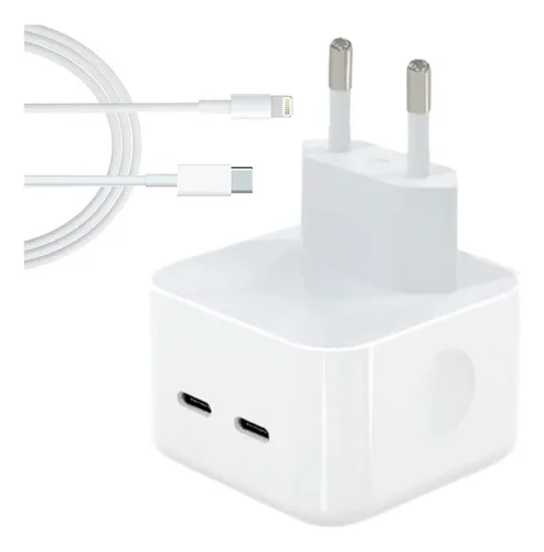 Cargador 35w + Cable Compatible iPhone 14 Lighting-c