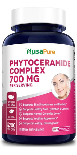 Phytoceramide Complex 700 Mg Nusapure 200 Caps. Hecho En Usa