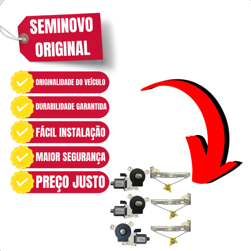 Kit 3 Motores Bosch 3 Maquinas 2 De 1 Dd Vw Gol 2008 A 2023