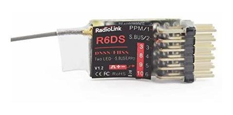 Receptor Rc Radioenlace R6ds 2,4 Ghz 6ch Rx Sbus / Pwm / Ppm