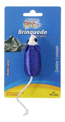 Mini Rato Ratinho Com Barulho - Brinquedo Diversão P/ Gatos