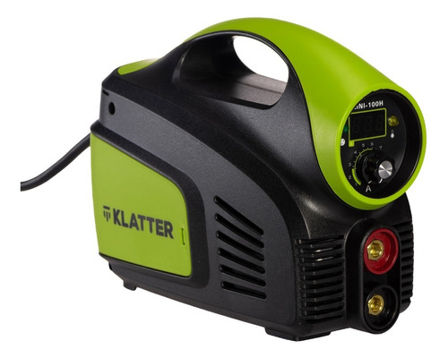 Soldadora Klatter 100 Amp 220v Con Visor Digital Color Negro