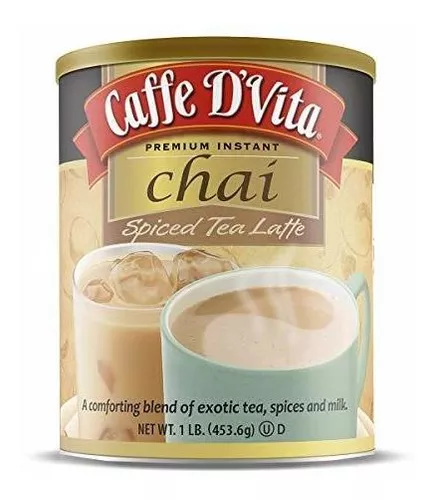 Franzese Spiced Chai Latte Mix | Gourmet Masala Spiced Chai Powder  w/Natural Spices (Delicious Instant Latte for Hot, Iced or Blended |  Arrives in 1