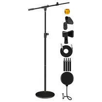 Comprar Soporte De Micrófono, Base Redonda Desmontable Peso, S...