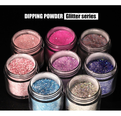 Set De Uñas Dip Powder, Kit De Polvo Para Inmersión