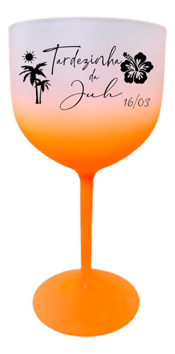 10 Taças De Gin Com Degradê Personalizadas