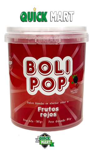 Perlas Explosivas Frutos Rojos 500g