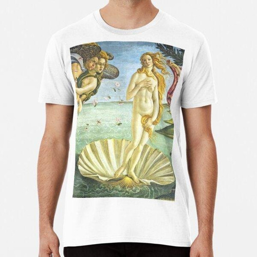 Remera Sandro Botticelli - El Nacimiento De Venus Algodon Pr