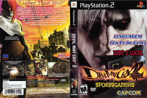 Devil May Cry 2 Ps2 ( Disc 2 Lucia ) Patch .