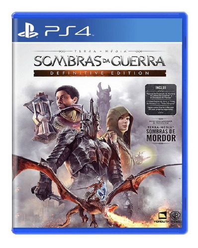 Jogo Ps4 Terra Media Sombras Da Guerra Definitive Edition