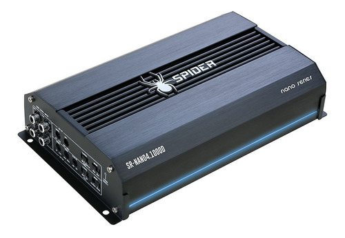 Amplificador 4 Canales Planta (2400w) Nano , Clase D Spider