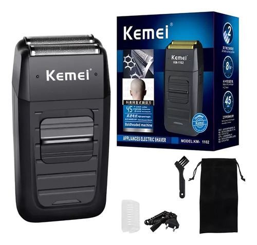 Maquina De Afeitar Recargable Shaver Kemei Km-1102