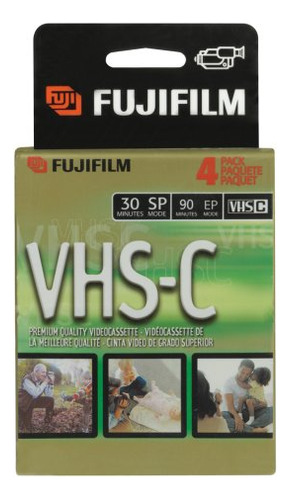 Fuji Pro Tc-30recordable Cintas De Casete Vhs (4pack H/t)