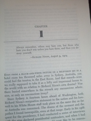 Libro De La Entrevista De David Frost A Nixon (Usado)