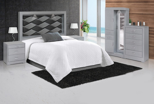 Recamara King Size Ozuela Gris Këssa Cdmx