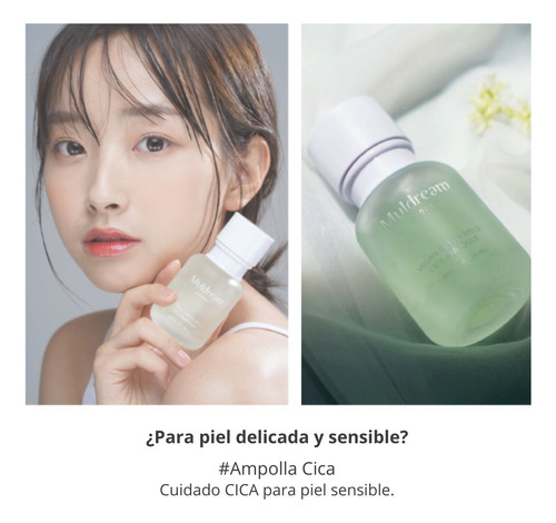 Ampolla Calmante Vegan Green Mild - Cosmética Coreana Vegana