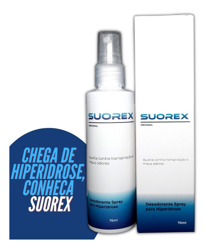 Suorex - Desodorante Spray Para Suor Excessivo