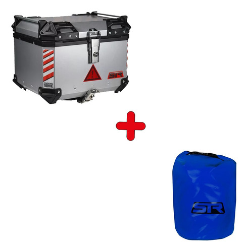 Top Case Cajuela 45l Aluminio C/base Bmw Gs + Regalo Dry Bag