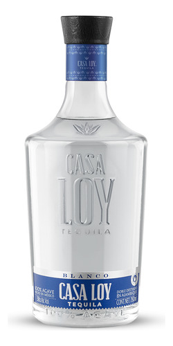 Tequila Casa Loy Bco 750 Ml Con Vaso Tipo Lowball
