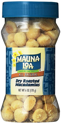 Mauna Loa Macadamia, Seco Asado Macadamias, Tarros De 6 Onza