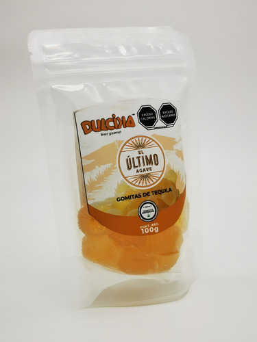 Gomitas De Tequila El Último Agave 100g (pack De 5)