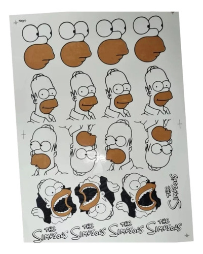 Calcos Vitrificables De Varios Personajes Para Cerámica