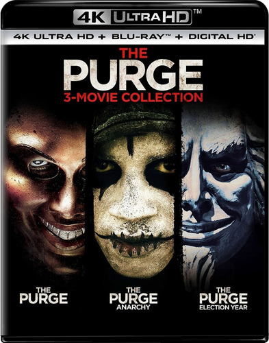 The Purge Coleccion 2013 - 2016 Boxset Peliculas 4k Ultra Hd