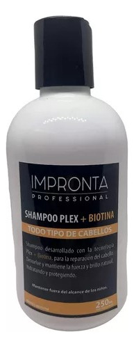 Shampoo Reparación Plex + Biotina  Impronta 250ml Kit X 6 U