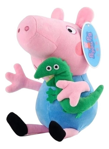 Conjunto De Brinquedos Macios Peppa Pig E George 40 Cm