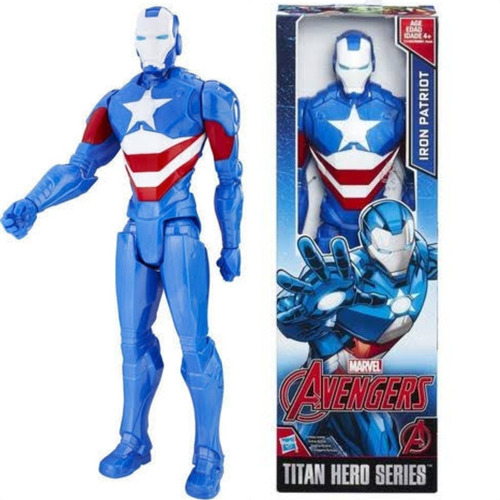 Boneco Iron Patriot Marvel Avengers 30cm Articulado Hasbro.