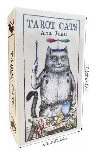 Tarot Cats, Ilustraciones Ana Juan, Versión Español, Rider