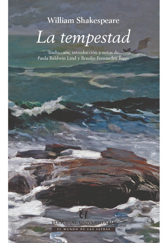 La Tempestad, De Shakespeare, Wiliam Baldwin, Paula Fernández, Braulio. Editorial Universitaria De Chile, Tapa Blanda, Edición 1 En Español, 2010