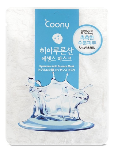 Imagen 1 de 3 de Coony - Hyaluronic Acid Essence Mask - Hidratante Anti-age