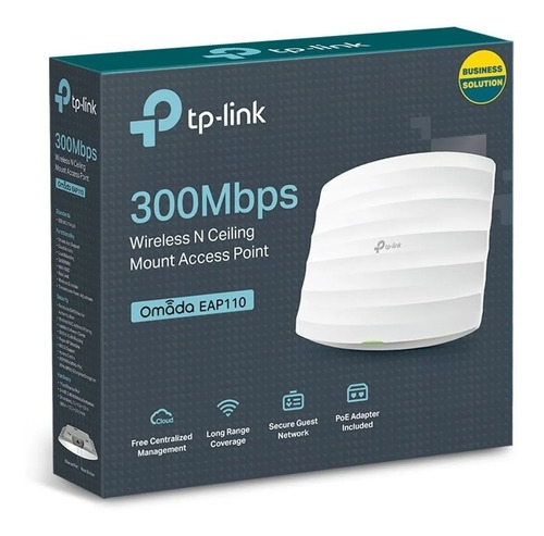 Access Point Tp-link 300mbps Montável Em Teto - Eap110