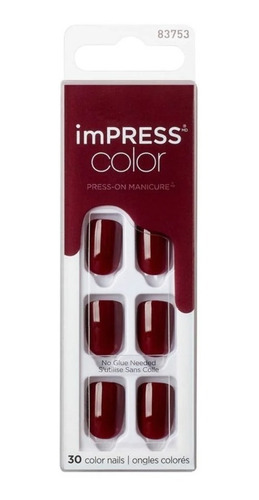 Kiss Impress Color Uñas De Color 014 Im Not A Cinna 30