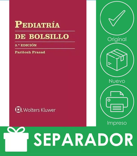 Prasad. Pediatría De Bolsillo 3ed. Original