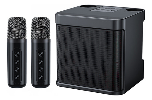 Máquina De Karaoke Home Audio Con 2 Micrófonos Inalámbricos,