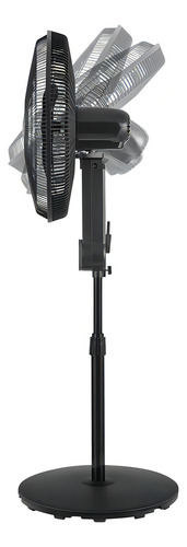 Paquete De 2 Ventiladores Pedestal Omnibreeze Control Remoto Cantidad De Aspas 5 Estructura Negro Aspas Negro Diámetro 45 Frecuencia 0 Material De Las Aspas Plástico