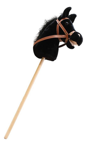 Nuevo Caballo De Madera Con Sonidos Auténticos, Negro Sin