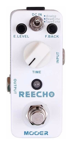 Mooer Reecho Pedal Delay Analogico Real Tape