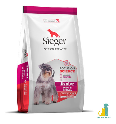 Sieger Senior Super Premium Mordida Pequeña X 3 Kg  