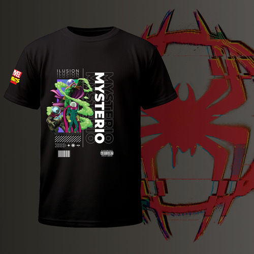 Playera Super Herue Araña Mysteriio Spiider-maan