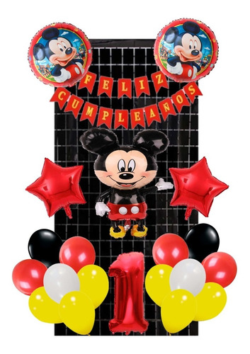 Globos Para Decoración De Cumpleaños Mickey Mouse