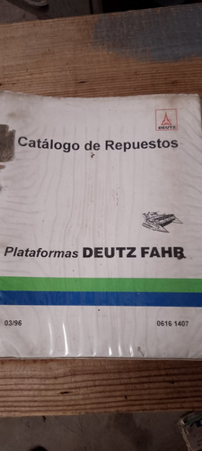 Manual Despiece Plataforma Deutz Optima