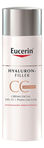 Eucerin Hyaluron Filler Cc Cream Color Antiedad Antiarrugas