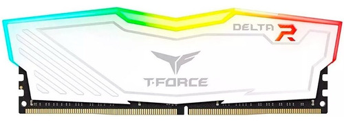 Memoria RAM T-Force Delta RGB gamer color blanco  8GB 1 Team Group TF4D48G3000HC16C01