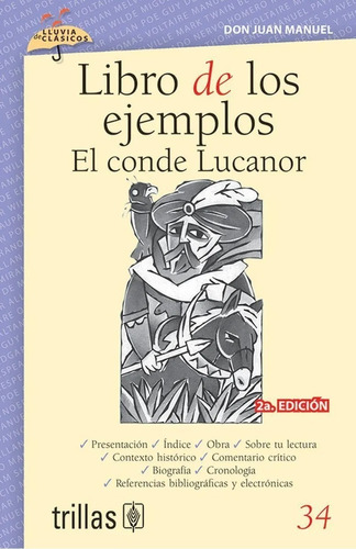 Libro De Los Ejemplos El Conde Lucanor Volumen 34 Trillas