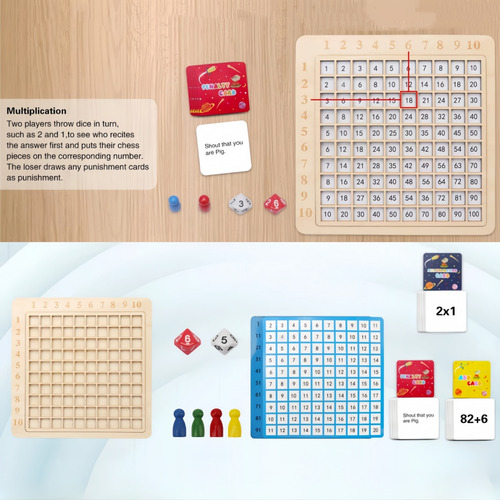 Juguetes Montessori Para Niños Con Tablas De Multiplicar