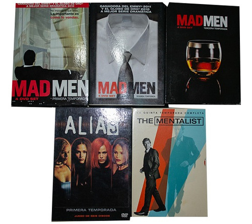 Lote - Mad Men / Alias / The Mentalist Dvds Originales